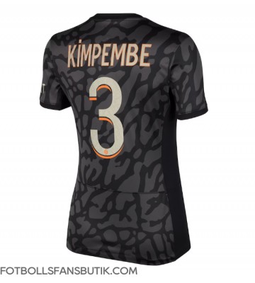 Paris Saint-Germain Presnel Kimpembe #3 Replika Tredje Tröja Damer 2023-24 Kortärmad